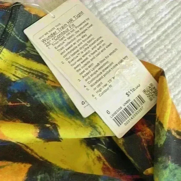 Lululemon- NWT Wunder Train Contour Fit Sz 0 - Picture 10 of 11